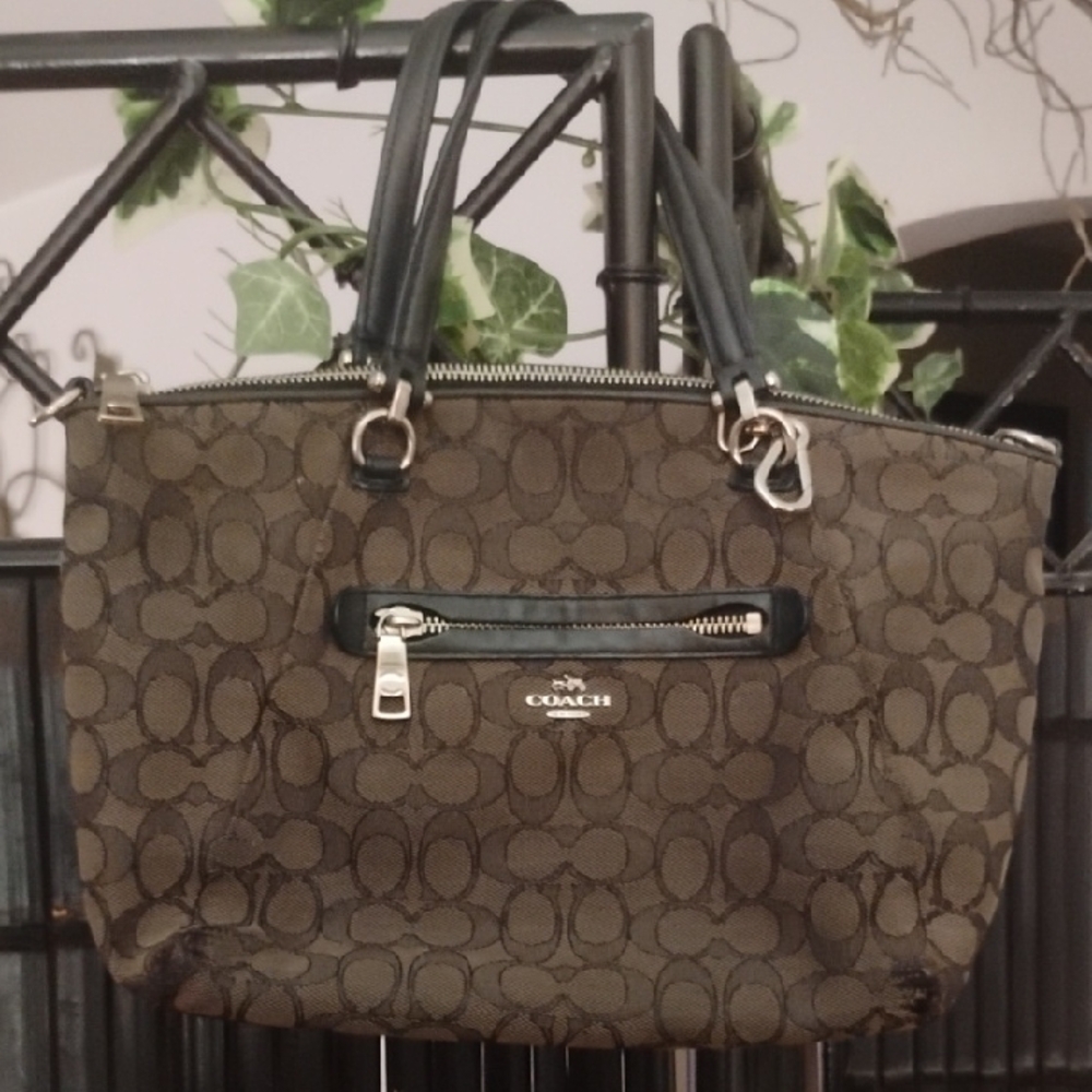2 Damaged Signature Coach Bags